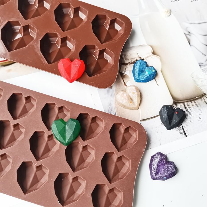 2021ใหม่หัวใจช็อกโกแลต-moulds-15-8-cavity-love-รูปร่างซิลิโคนลูกอมเบเกอรี่แม่พิมพ์-cupcake-ตกแต่งแม่พิมพ์เค้ก3d-diy-เบเกอรี่แม่พิมพ์