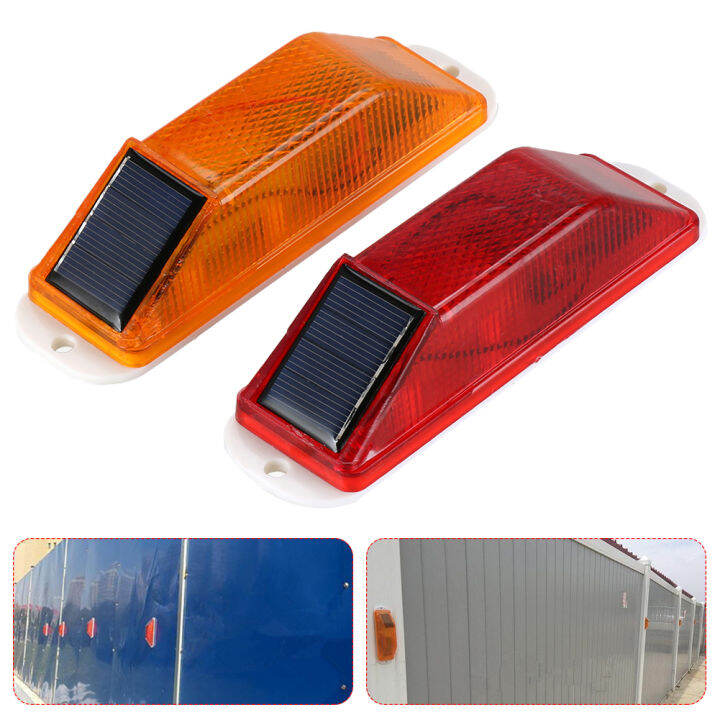 BC LED Solar Strobe Warning Lamp Strobe Flash Traffic Caution Light