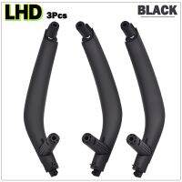 Black-LHD Black-LHD อุปกรณ์เสริมรถยนต์สีเบจสีดำมือจับด้านขวาภายในรถอุปกรณ์ติดตั้งตรงพนักพิงเขนด้านในรถแผงด้านในปกสำหรับ BMW F15 X5 F16 X6