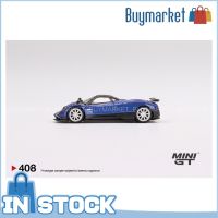 [ของแท้] Mini GT 1/64 Diecast Car-Pagani Zonda F Blu อาร์เจนตินา RHD