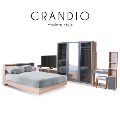 GRANDIO (แกรนดิโอ้) ชุดห้องนอน โครงไม้