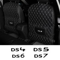 แผ่นที่นั่งกันน้ำแผ่นหุ้มกันรอยกันเตะรถยนต์,สำหรับ DS Citroen DS3 Cabrio DS4 DS5 Prestige 5LS DS6อุปกรณ์ตกแต่งรถยนต์ DS7