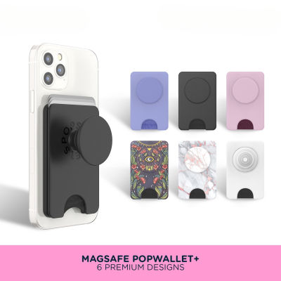 PopSockets PopWallet สำหรับ MagSafe-กระเป๋าสตางค์ศัพท์พรีเมี่ยมสำหรับ MagSafe