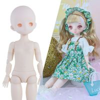 【YF】 1/6 Bjd Doll  Makeup 22 Moveable Joints 30cm Handmade Dolls Kids Toy Girls