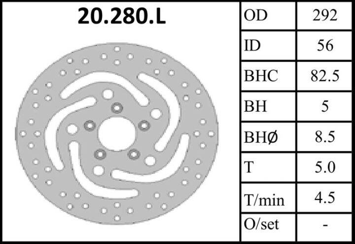 2ชิ้นรถจักรยานยนต์ด้านหน้าซ้ายขวาดิสก์เบรกโรเตอร์สำหรับ-harley-davidson-touring-1450-2000-2007-dyna-1450-2000-2008