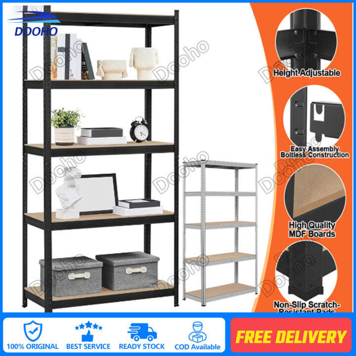 Motida MultiPurpose 3/4/5/6 Steel Rack Metal Shelf Book Shelves