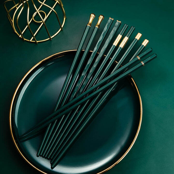 8-pairs-chinese-japanese-alloy-chopsticks-sushi-food-sticks-chop-sticks-chinese-gift-reusable-stainless-steel-chopsticks