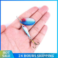 Spinner Lure 1Pcs 5.5Cm 9G Fishing Lure Treble Hook ช้อนโลหะเหยื่อ Hard Pesca Crankbait Fishing Lure Fishing Tackle