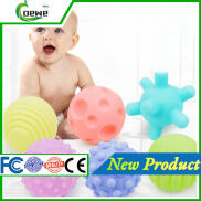 Bộ 6 Sản Phẩm Đồ Chơi Cảm Giác Cho Bé Bóng Chạm Tay Họa Tiết Đồ Chơi Phát