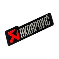 【Taste life】3D อลูมิเนียมรถจักรยานยนต์สติกเกอร์รูปลอกสำหรับ Akrapovic ไอเสียท่อไอเสียรถยนต์ Moto ตกแต่งตราสัญลักษณ์กันชนสติ๊กเกอร์ติดฉลาก