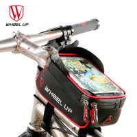 WHEEL UP Touch Screen Bike Bag Rainproof Bike Bag Bicycle Front Cell Phone Holder Top Tube Cycling Reflective MTB Accessories