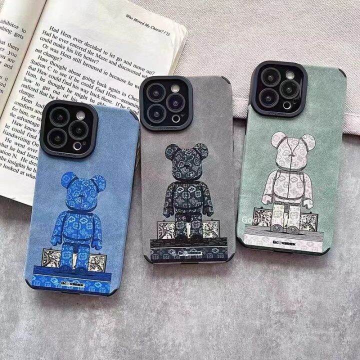 เคสโทรศัพท์หมีหนังนิ่มหนังคุณภาพสูงสำหรับ-iphone-14-13-pro-max-เคสโทรศัพท์12-11-pro-max-เคสโทรศัพท์-x-xr-6s-8-7-plus-เคสโทรศัพท์น่ารัก