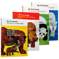 Brown bear what do you see? 4-volume set English original picture book Eric Carle Eric Carr