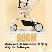 Xe đẩy đảo chiều gấp gọn Vovo 0208