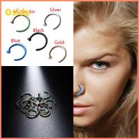 OSIDE 3/5/10PCS 8mm แฟชั่น มีเสน่ห์ คลิปออน ไม่เจาะ ห่วงจมูก แหวนจมูก เครื่องประดับร่างกาย