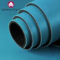 ต้นฉบับ Double natural rubber yoga mat professional non-slip female fitness thickening widened extended yoga mat mat for home