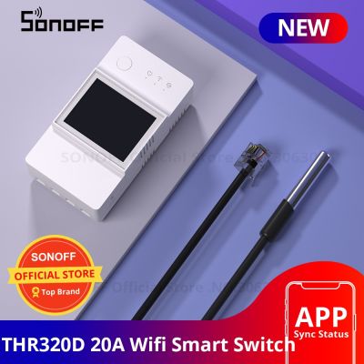 【hot】☞๑◑  THR320D 20A Wifi Support Temperature Sensor Humidity Accuracy Works