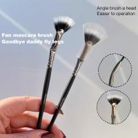 Eyelash Brush Fan Shaped Artificial Fiber Soft Durable Cosmetic Brush Tool D4C2