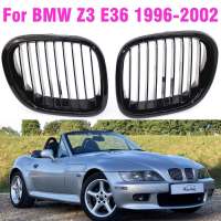 สำหรับ BMW Z3 E36 1996-2002 Gloss สีดำ Grille ด้านหน้า Grille Grill 51138397504 51138397503