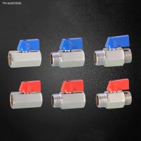 ✟ 1/8 1/4 3/8 1/2 Threaded Mini Brass Ball Valve BSP Male To Female Air Compressor Valves Water Gas Oil Shut Off Valve