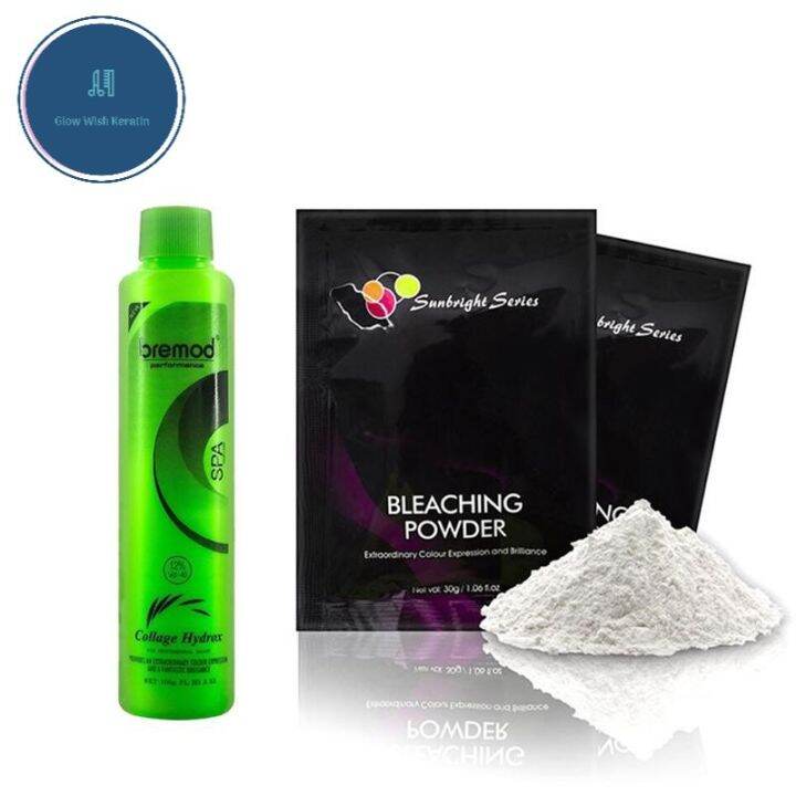 1PCS Sunbright/BOB Bleach Powder with Oxidizing 12 100ml (any brand