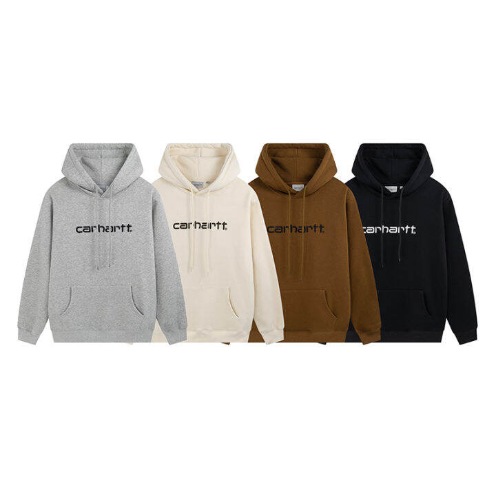 Áo Nỉ Thêu Logo Carhartt Áo Hoodie Thường Ngày Ngoại Cỡ Màu Trơn ...