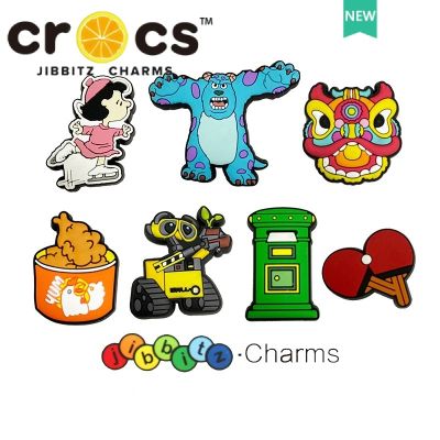 jibbitz crocs charms ตัวติดรองเท้า แท้ กระดุมแป๊ก ลายการ์ตูน ดอกไม้ สร้างสรรค์ DIY สําหรับตกแต่งรองเท้า crocs 5211034◑