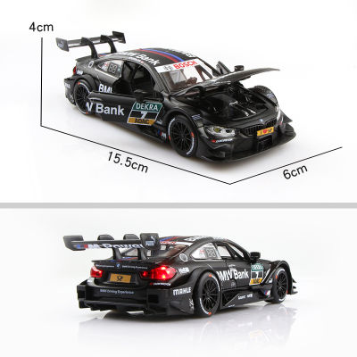 DTM Series M4 M8 Sports Car 132 Alloy Model Gifts For Boyfriend RMZ city Diecasts Toy Vehicles Childrens Toys Sounds and Light