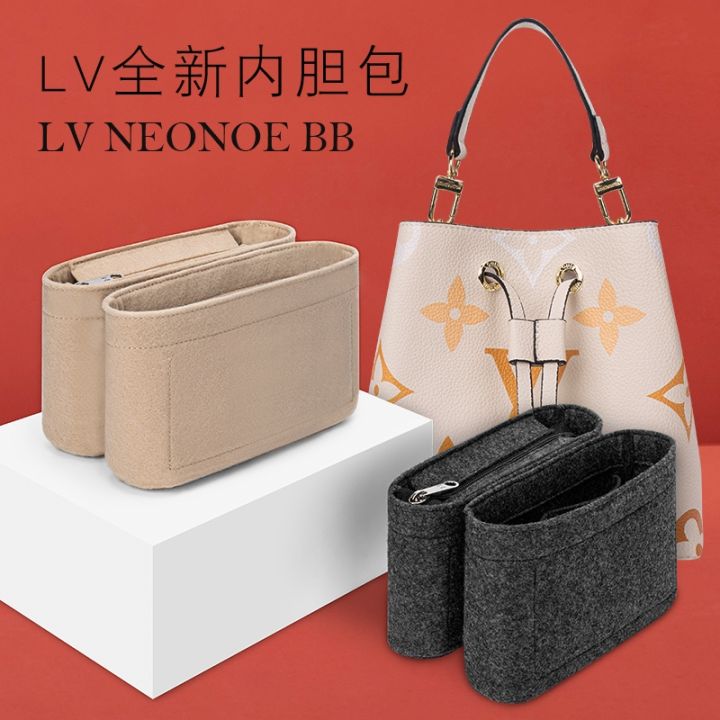 Suitable for LV neonoe bb bucket bag liner lining storage partition  finishing with zipper support bag in the bag inner bag