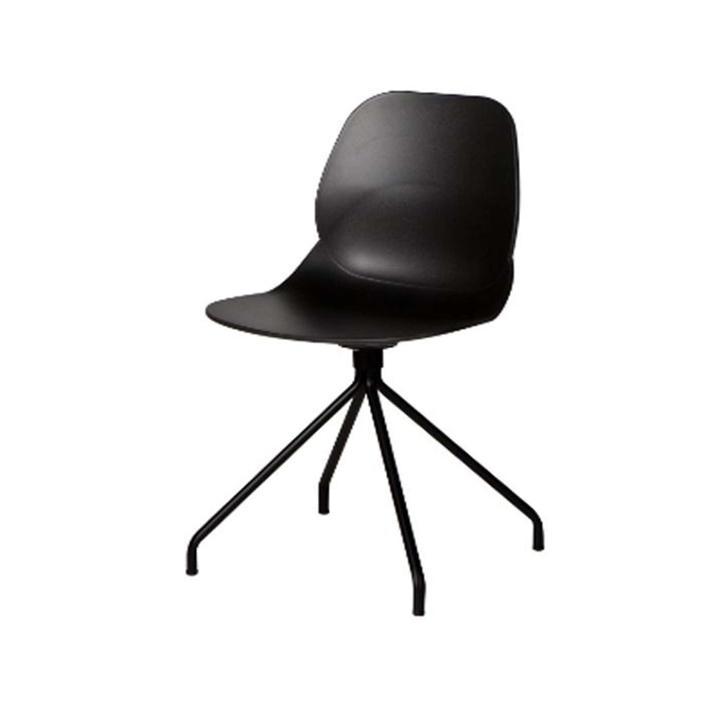 modernform-เก้าอี้เอนกประสงค์-เก้าอี้สัมมนา-เก้าอี้ทำงาน-เก้าอี้จัดประชุม-รุ่น-ct617b-บอดี้พลาสติก-ขาเหล็ก-สีดำ
