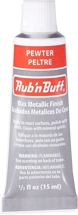 Rub 'n Buff® Wax Metallic Finish