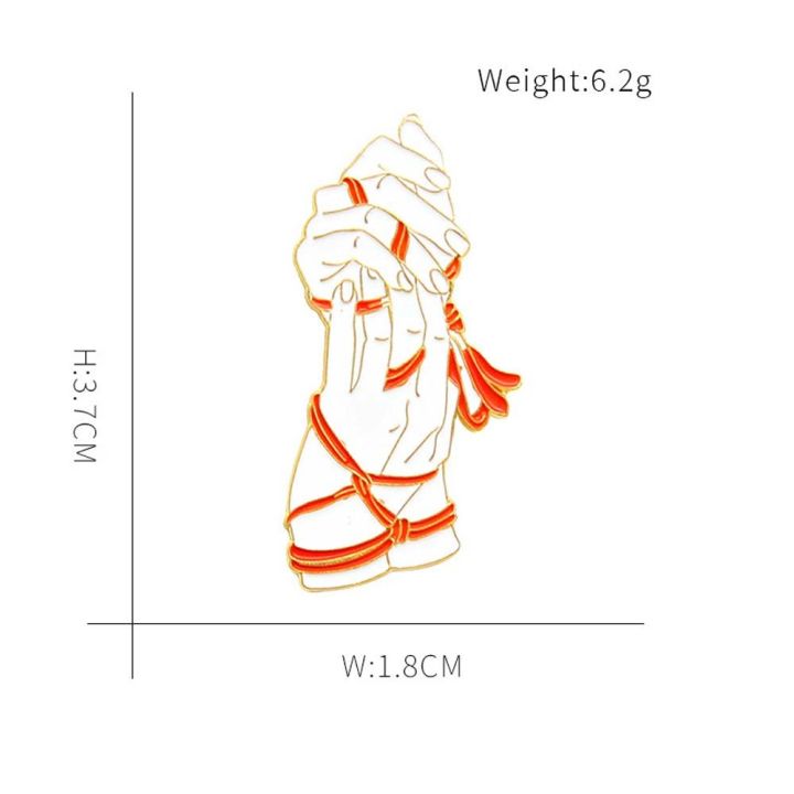 lygjzc-สร้างสรรค์-ของขวัญสำหรับผู้หญิงผู้ชาย-เครื่องประดับ-เข็มกลัด-เข็มกลัดคอเสื้อ-เข็มกลัดตรา-เข็มกลัด-เข็มกลัดผูกมือ-เข็มกลัดปก-มือเคลือบขา