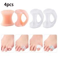 ☬♚۩ 4pcs Silicone Finger Toe Separator Hammer Toe Correction Pad Hallux Valgus Orthopedic Bunion Guard Toe Spacer Foot Care Tool