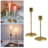 [HOMYL1]2x Taper Candle Holder Candlestick Table Centerpiece Dinner Ornament