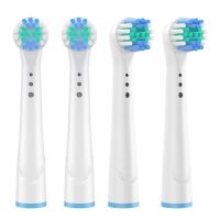 ZZOOI 4pcs Professional Clean Brush Head for Braun Oral B Replacement Toothbrush Head Toothbrush Brush Heads for Oral-B Oralb Nozzles