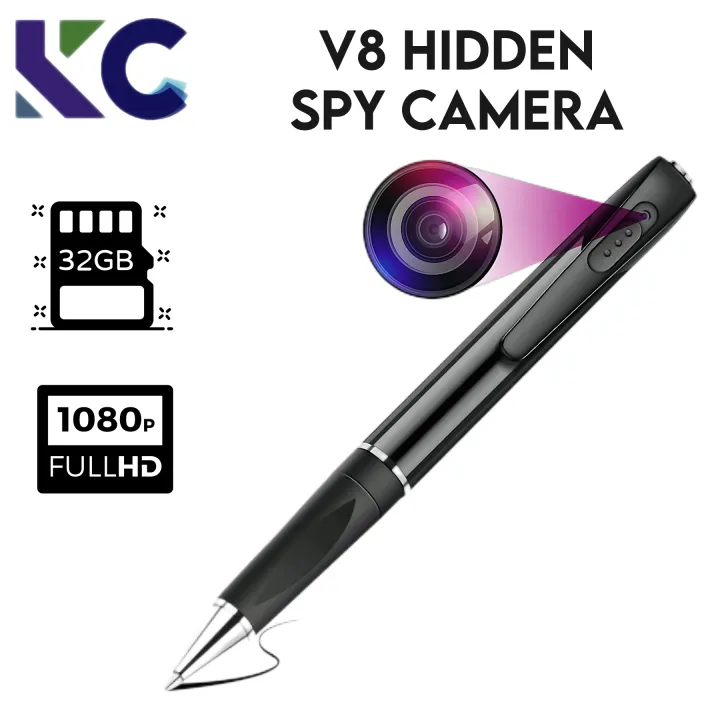 【KC】 V8 Cam Pen Mini Camera Recorder Hidden Camera 2.5H Video Record HD