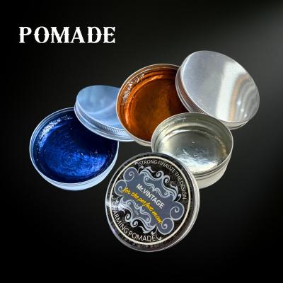 WAX POMADE แว็กซ์ เซ็ตผม มีให้เลือก 2 ขนาด กลิ่นSPV โคโรญจน์ ตลับสีเงิน