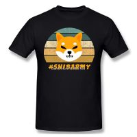 Shibarmy Shirt Men  Cotton Short Summer Sleeve TShirt Shib Coin Shiba Crypto Doge Killer Casual Loose T-Shirt 4XL 5XL 6XL