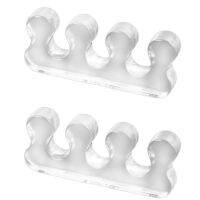 ☃⊕﹍ Toe Straightener Indeformable Silicone Gel Toe Separator Reduce Rubbing Toe Adjuster Daily Supplies 1 Pair