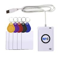 RFID Reader ACR122U NFC USB Smart Card Writer SDK M-Ifare Copy Clone Software เครื่องถ่ายเอกสาร Duplicator S50ที่เขียนได้13.56Mhz UID Cards2023