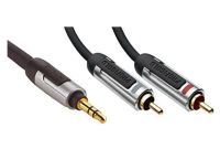 แท้mini to rca UK Profigold Stereo Audio Cable 3.5 mm Male - 2x RCA Male 2.00 m Anthracite