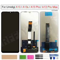 สำหรับ Umidigi A13 Pro Max A13S จอแสดงผล LCD Touch Screen Digitizer สมัชชาศัพท์มือถือหน้าจออะไหล่ซ่อมจัดส่งฟรี