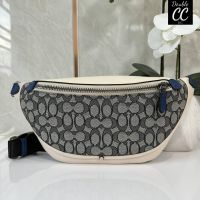 (แท้ ?%‼ from Factory) LEAGUE BELT BAG IN SIGNATURE JACQUARD (C3795)