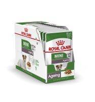 Royal Canin Mini Ageing 12+ Pouch อาหารเปียกสุนัข สำหรับสุนัขสูงวัยพันธุ์เล็ก อายุ 12 ปีขึ้นไป 85G.x 12 PCS