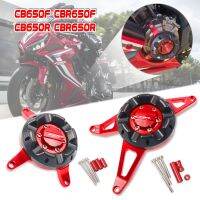 เครื่อง CNC สำหรับฮอนด้า CB650F CB650R CBR650F CBR650R ซีบี650R 650F เครื่องป้องกันครอบป้องกันปกป้องเครื่องยนต์สเตเตอร์รถจักรยานยนต์