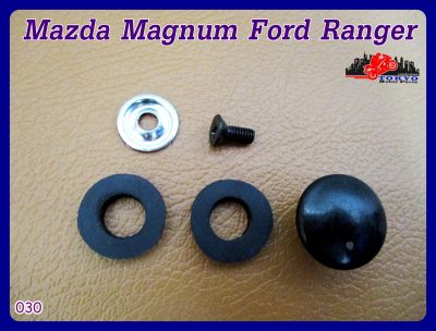 MAZDA MAGNUM FORD RANGER CAP BUTTON "BLACK" SET (030) // กระดุมแค็บ เซ็ทสีดำ สินค้าคุณภาพดี