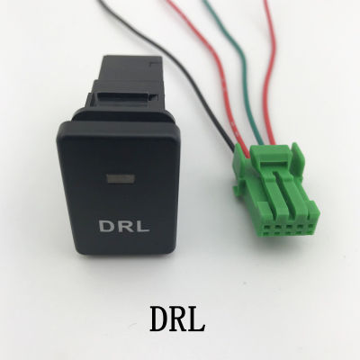 ไฟตัดหมอก LED DRL กล้องบันทึกตรวจสอบเรดาร์ที่จอดรถรถกระบะแหล่งจ่ายไฟสวิทช์ปุ่มสำหรับโตโยต้า Alphard Verso Camry REIZ