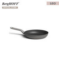 BergHOFF กระทะอะลูมิเนี่ยมเคลือบ Non-Stick Fernogreen  รุ่น Leo กระจายความร้อนอย่างรวดเร็วและสม่ำเสมอ  24 ซม.  สีเทา 3950160