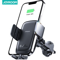 Joyroom 15วัตต์ Qi เจ้าของรถศัพท์ชาร์จไร้สายที่วางศัพท์ไฟฟ้าในรถศัพท์มือถือสนับสนุนเจ้าของรถแบบพกพาสำหรับ