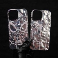 Spider silver hard case for iphone 14 13 12 11 pro max case